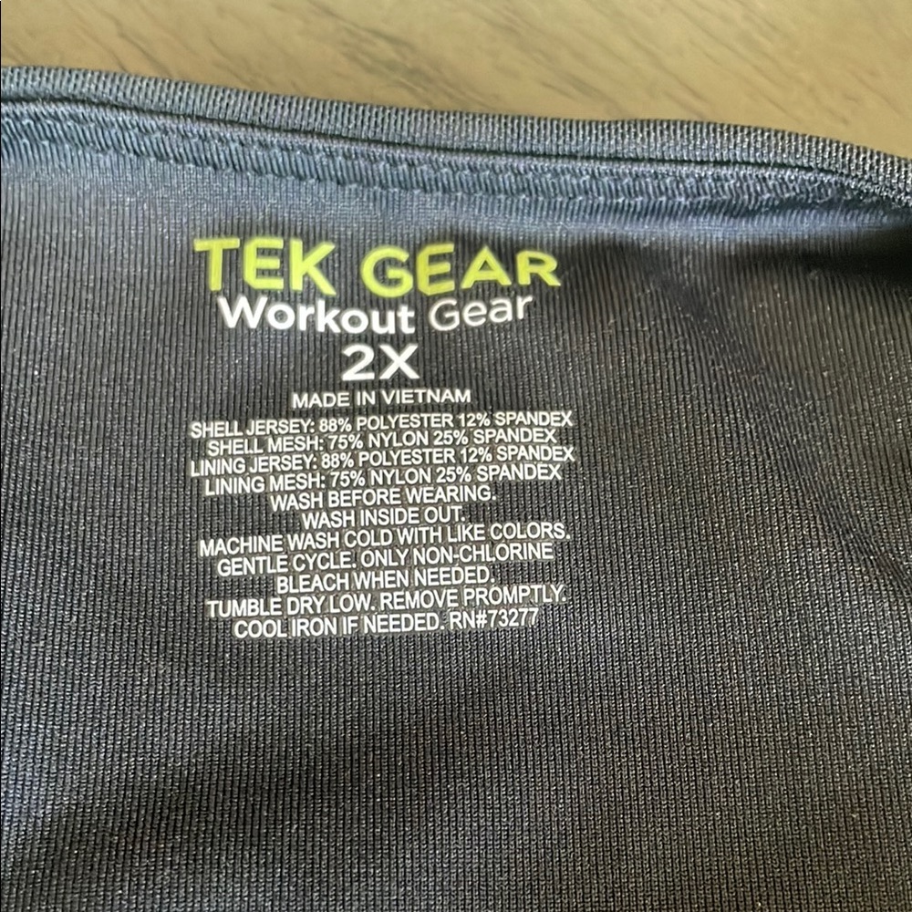 Tek Gear Black Workout Bra - Picture 2 of 7